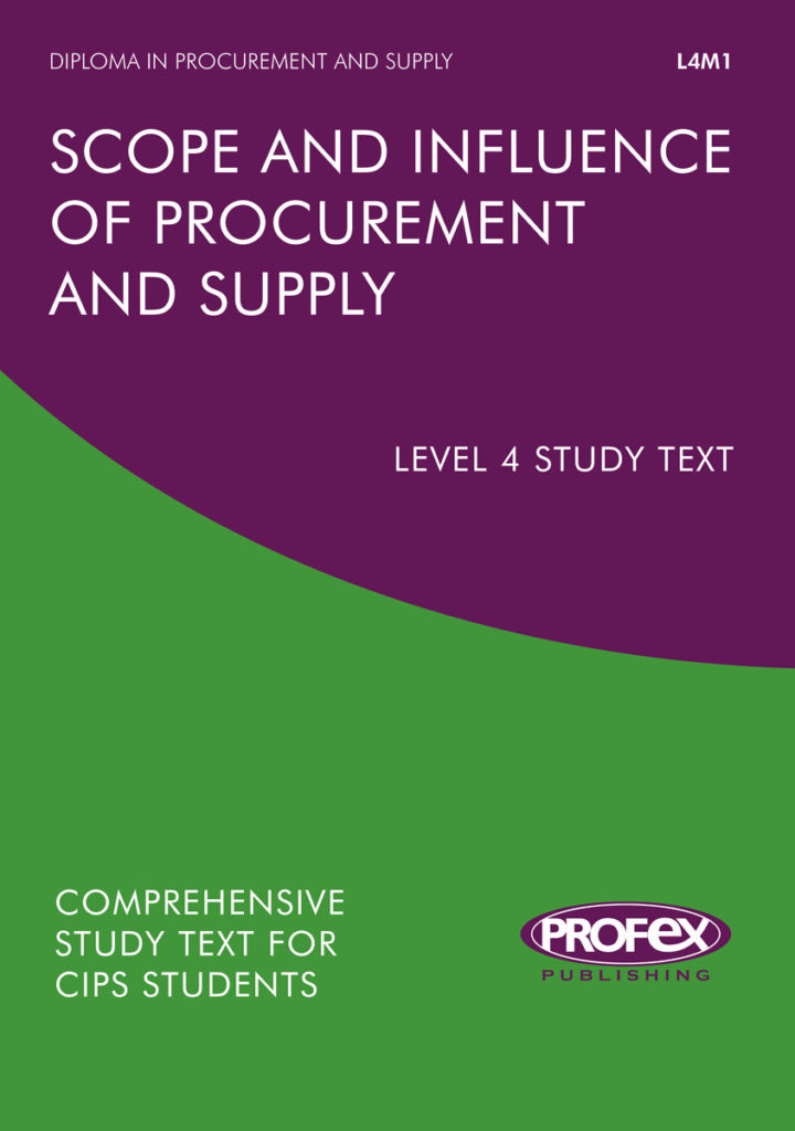 Scope and Influence of Procurement and Supply Study Pack (L4M1 ...